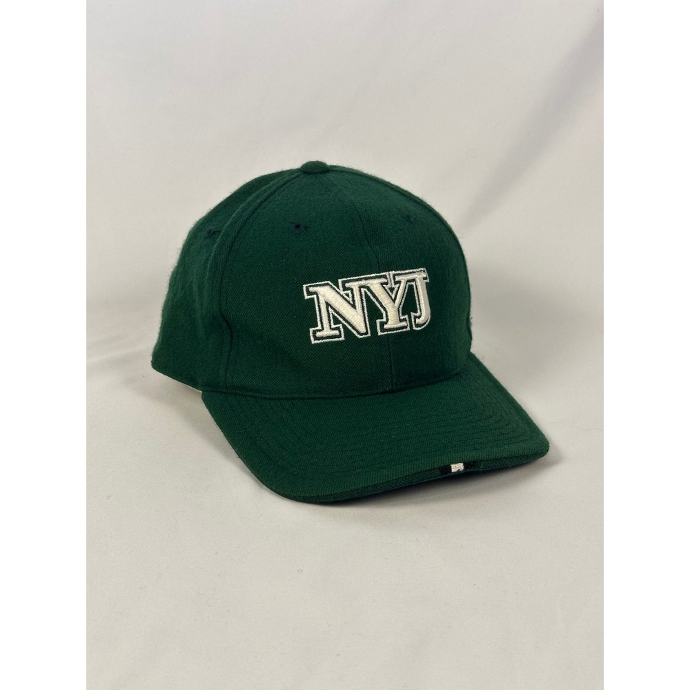 Nike Team New York Jets Fitted Hat Mens 7 1/8 Green Wool Sideline Cap NFL